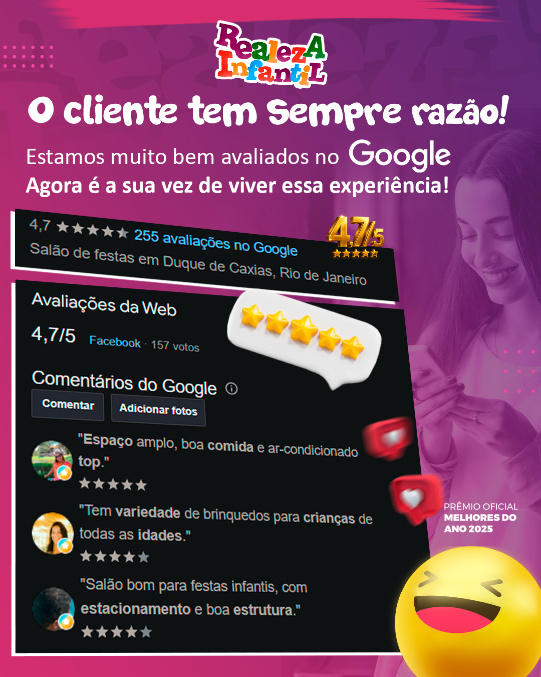 Depoimento de cliente 1