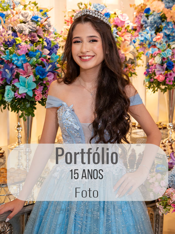 Portfólio de fotos de 15 anos